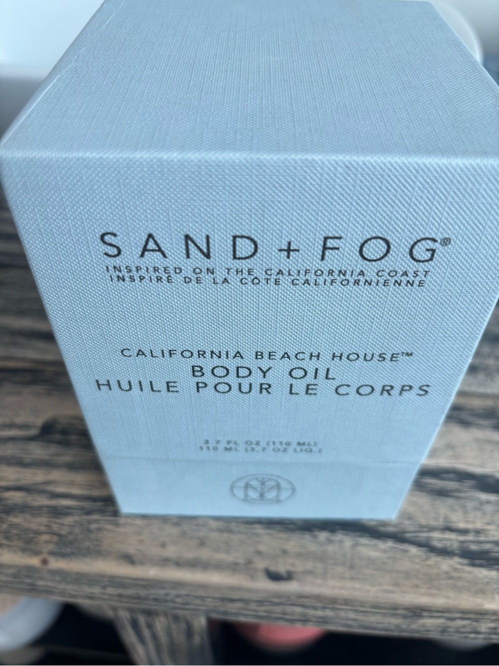 SAND+FOG California Beach House Body Oil — Light Blue